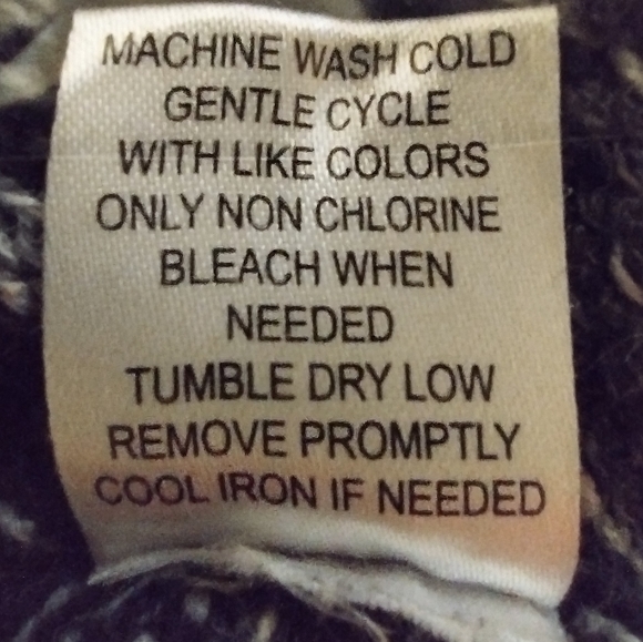 Vintage Jason Maxwell Plus Size 1X Black Tweed V-Neck Fisherman Style Sweater - Picture 11 of 12